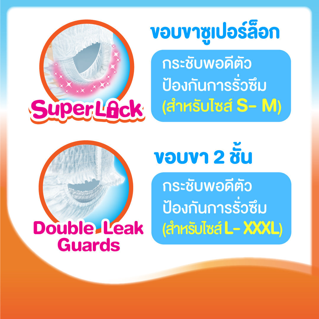 MamyPoko Pants Happy All Day Dry ไซส์ XL (54 ชิ้น)