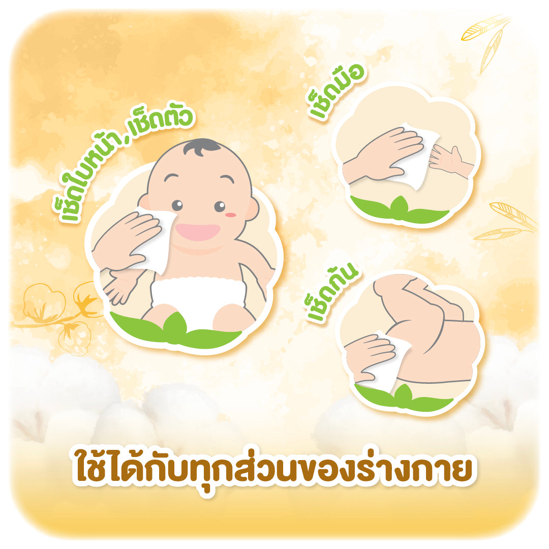 [ยกลัง] MamyPoko Wipes Super Premium Organic ทิชชู่เปียก ซูปเปอร์ พรีเมี่ยม ออร์แกนิค 80 ชิ้น 12 แพ็ค